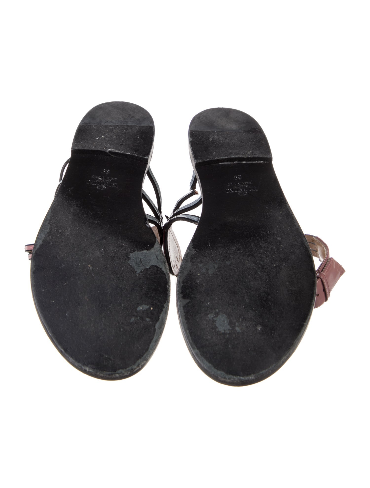 Valentino Patent Leather Gladiator Sandals